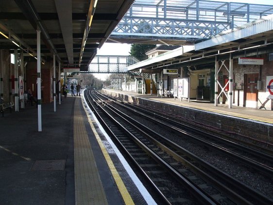 Platform level at Debden Tube Station