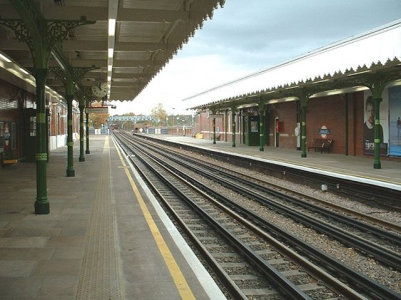 Platform level at Fairlop Tube Station