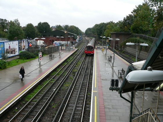 Platform level, Finchley Central Tube Station
