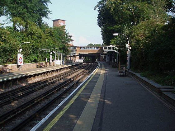 Platform level at Park Royal Tube Station