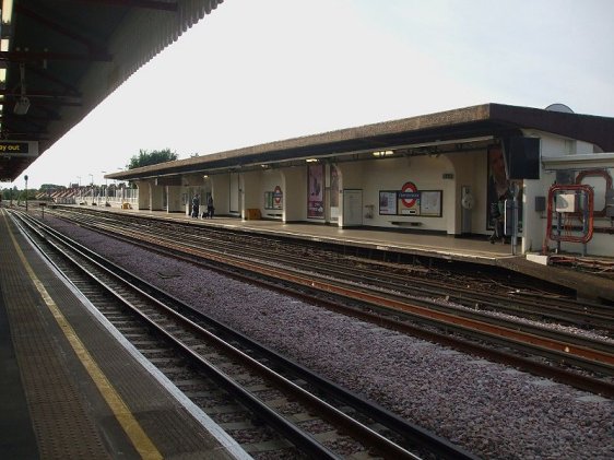 Platform level at Stamford Brook Tube Station