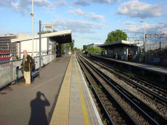 Platform level at Stonebridge Park Tube Station