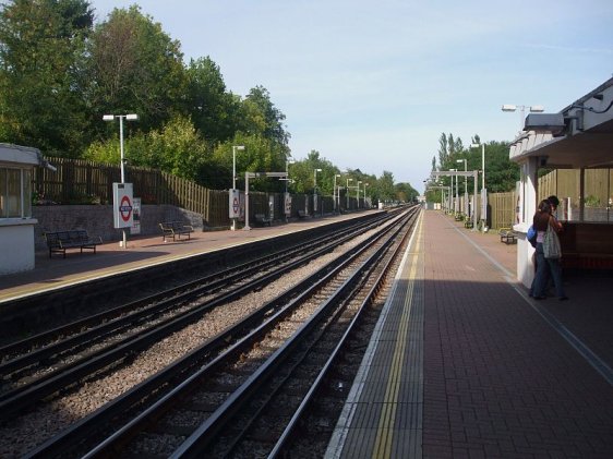 Platform Level at Platform Level at West Acton Tube Station