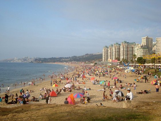 Playa el Sol, Viña del Mar