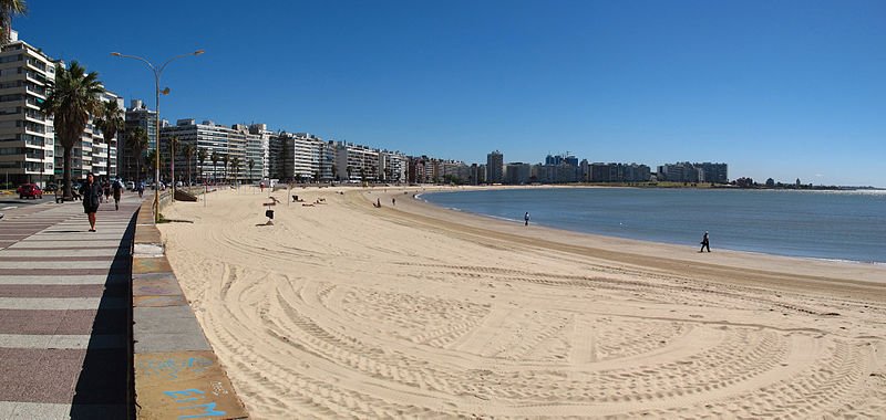 Playa Pocitos Pano, Montevideo, Uruguay