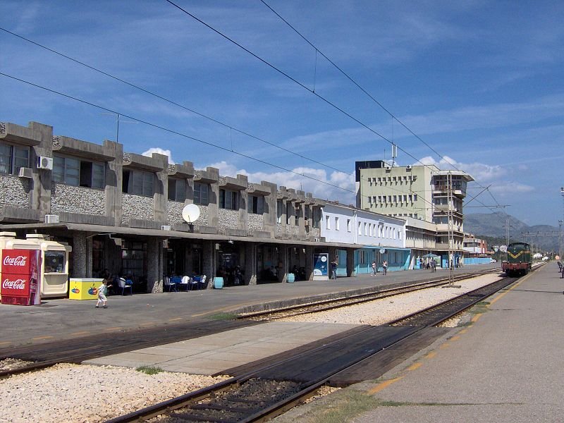 Podgorica main train station