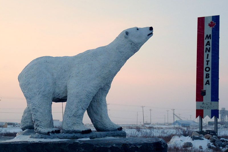 Polar Bear Statue, Churchill