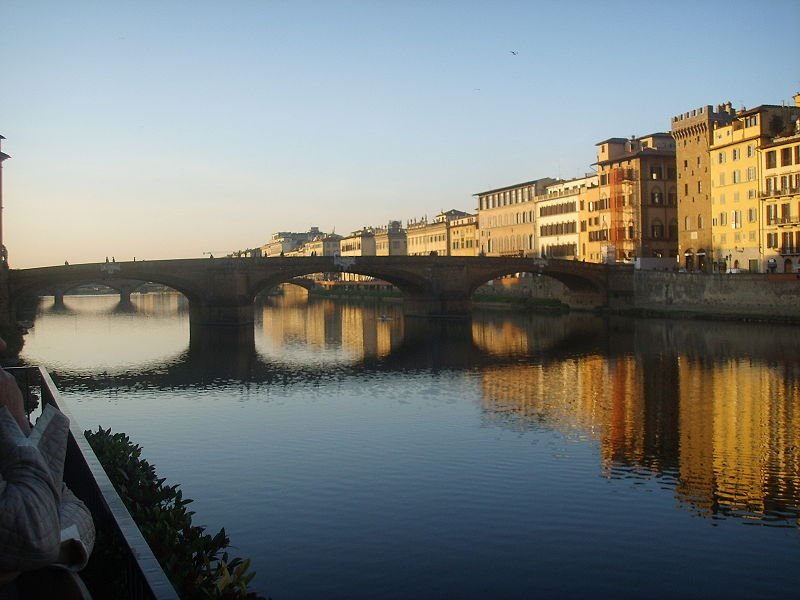Ponte Santa Trinita across the River Arno, Florence