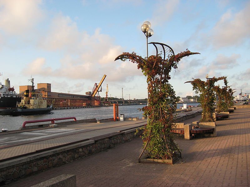 Port in Ventspils