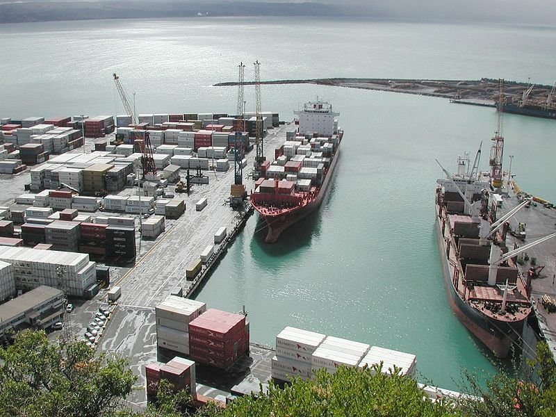 Port of Napier, as seen from Bluff Hill