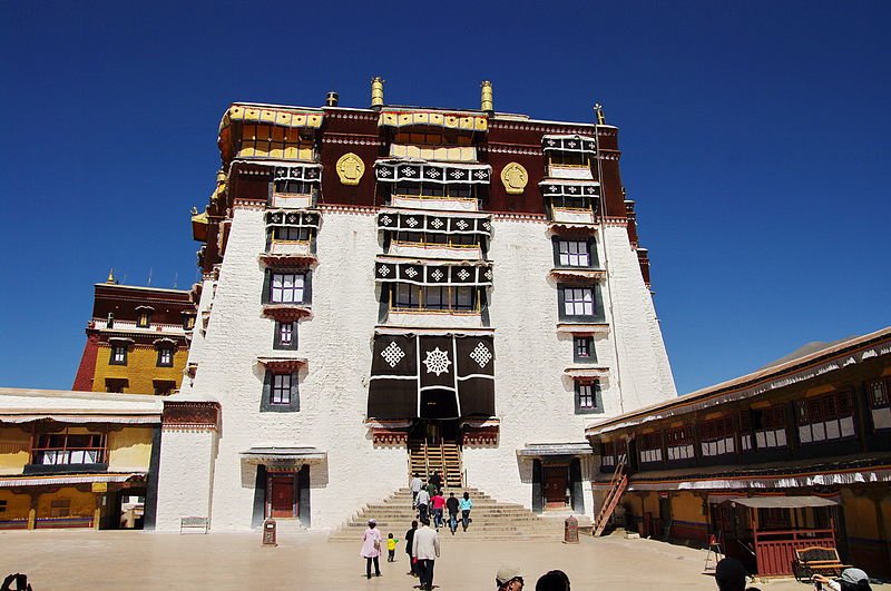 Potrang Karpo, the White Palace of the Potala Palace