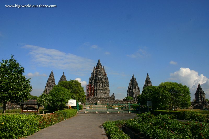 The Hindu temple complex of Loro Jonggrang in Prambanan