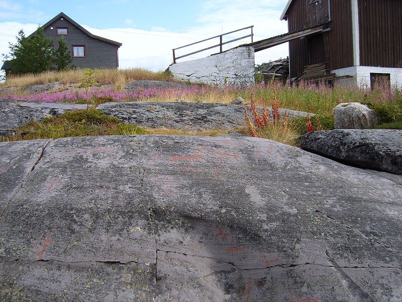 Prehistoric rock art in Alta