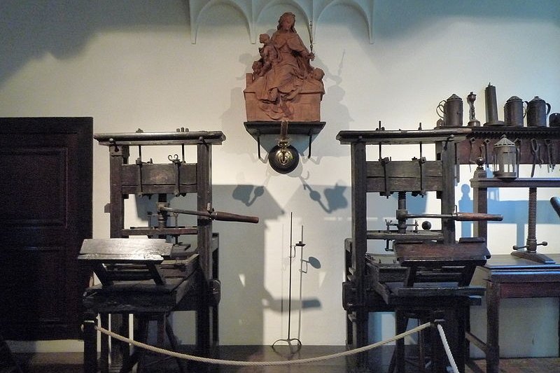Printing press, Plantin-Moretus Museum