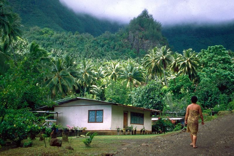 Puamau village, Hiva-Oa