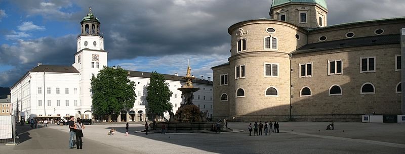 Residenzplatz in Salzburg, Austria