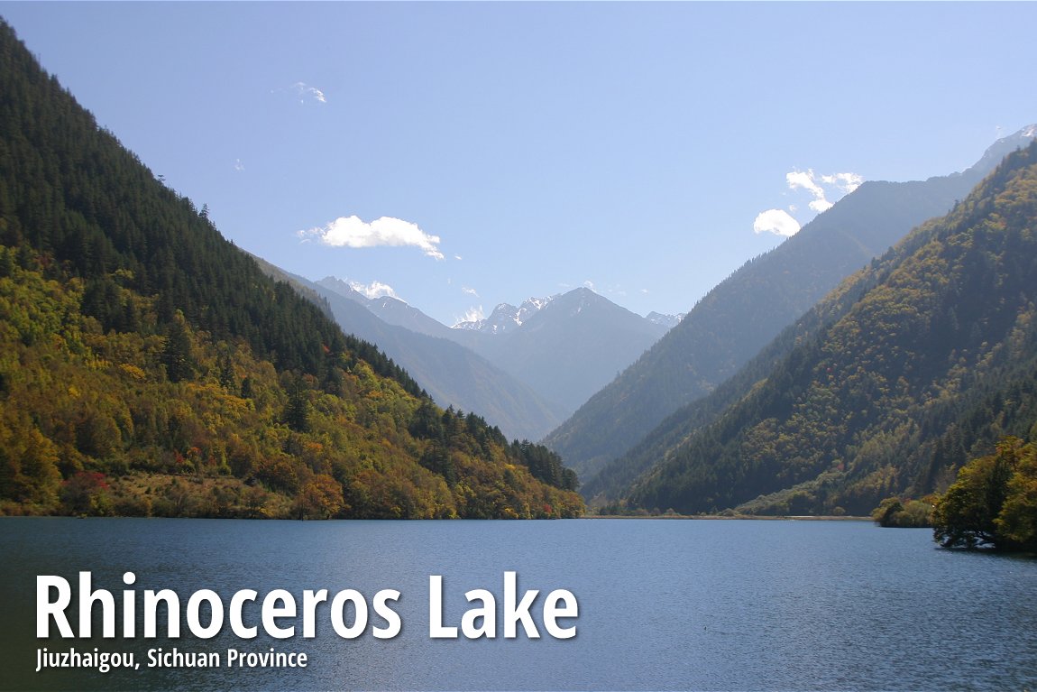 Rhinoceros Lake, Jiuzhaigou