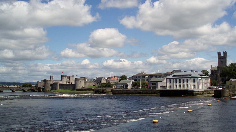 View of River Shannon in Limerick, Ireland