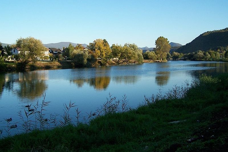 River Una in Bihać