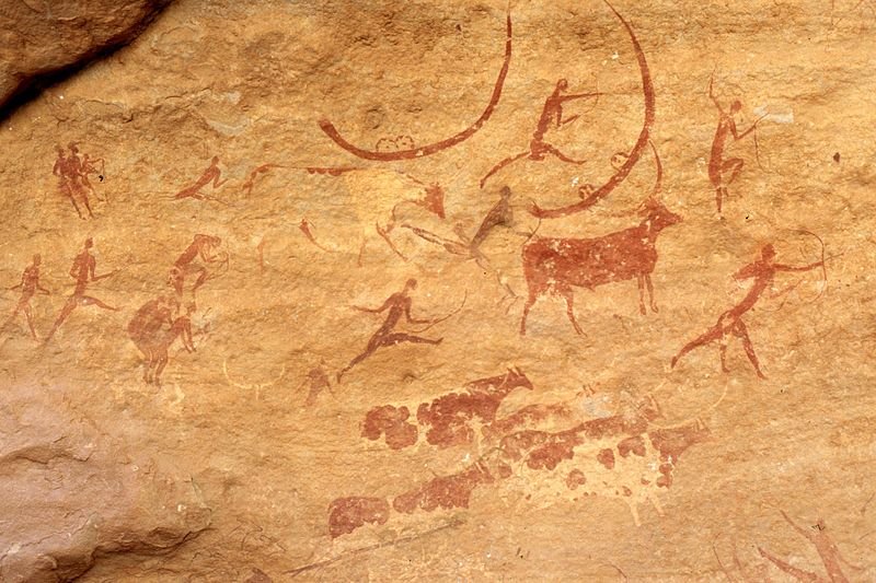 Tassili n'Ajjer rock painting