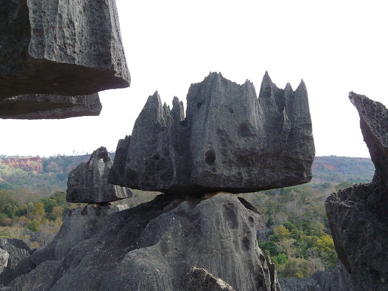 Rocks at Tsingy de Bamaraha Strict Nature Reserve, Madagascar