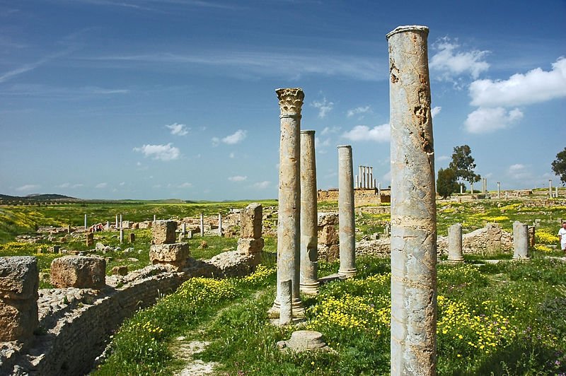 Roman ruins in Tunisia