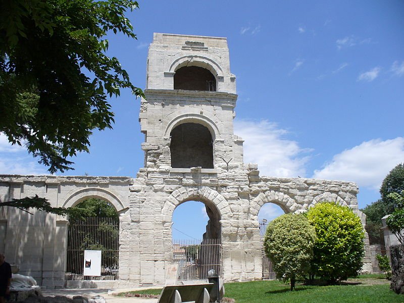 Ruins of the Roman theater in Arles