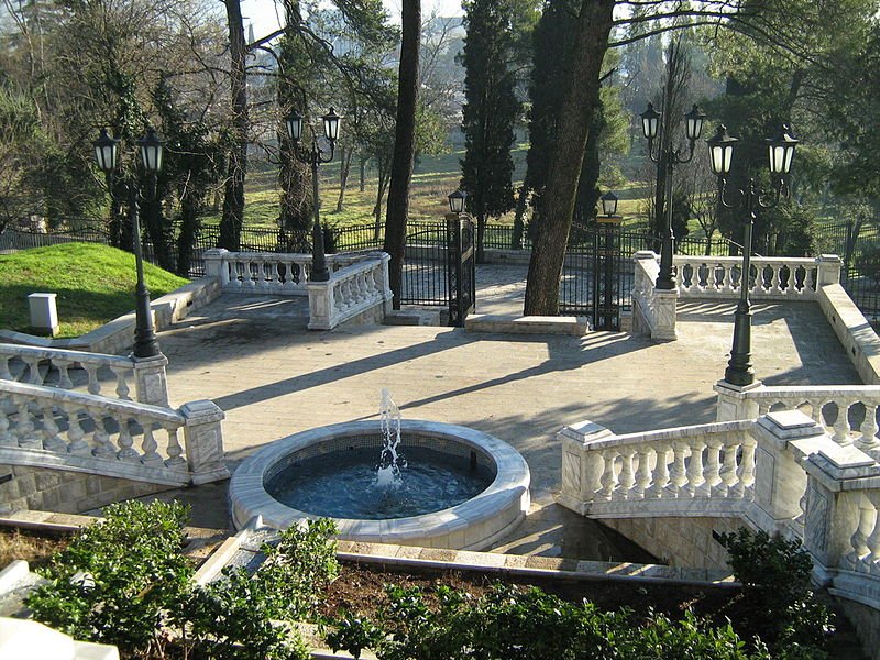 Royal Garden at the former Winter Palace of Podgorica
