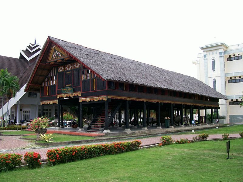 Rumah Aceh, a replica of a traditional Acehnese house