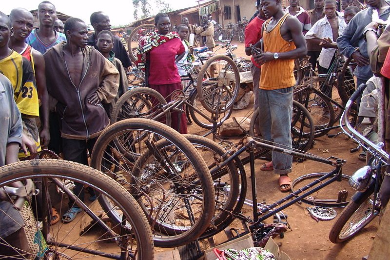 Ruyigi bicycle workshop, Burundi