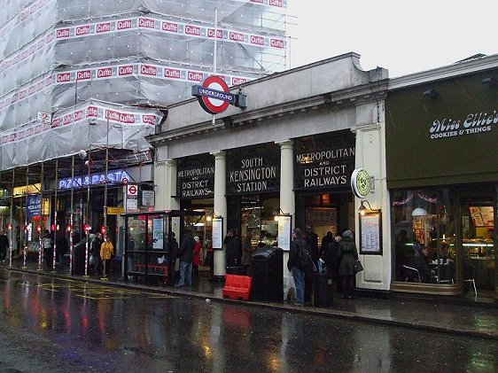 South Kensington Tube Station northern entrance