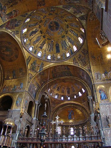 Interior of St Mark's Basilica