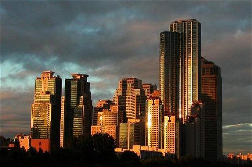 Skyscrapers of Tower Palace, Seoul