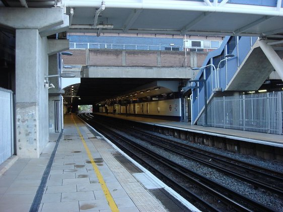 Platform level at Wembley Central Station