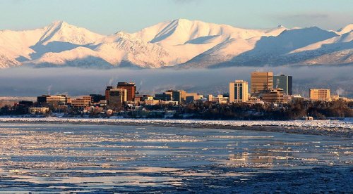 Anchorage, as seen from Earthquake Park