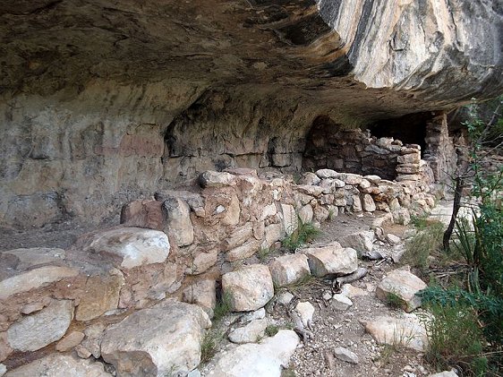 Ancient dwellings of the Sinagua people at Walnut Canyon National Monument