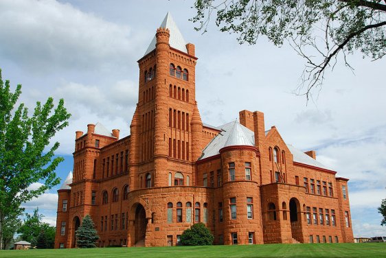 Belleview Christian Schools, popularly called Westminster Castle, in Westminster, Colorado