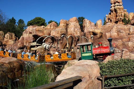 Big Thunder Mountain Train, Disneyland