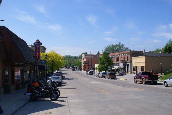 Main street in Buffalo, Wyoming