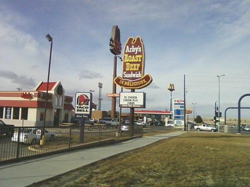 Businesses along Wyoming Blvd in Casper