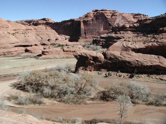 Landscape of Canyon de Chelly National Monument