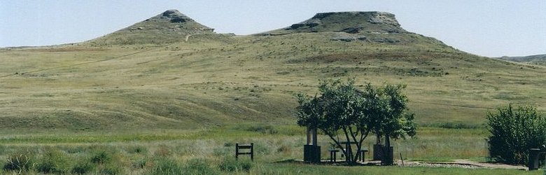 Carnegie Hill and University Hill at Agate Fossils Bed National Monument, Nebraska