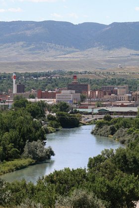 View of Casper and the North Platte River