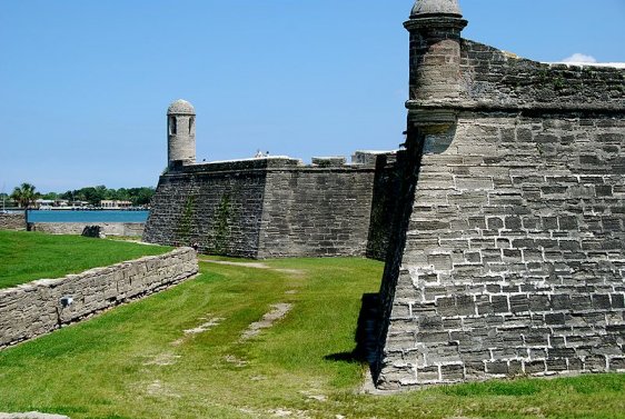 Castillo de San Marcos north wall