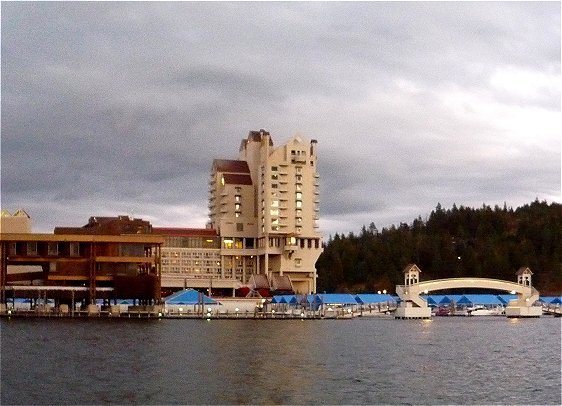 Coeur d'Alene Resort by the lakeside