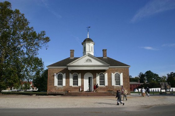 Courthouse, Colonial Williamsburg, Virginia