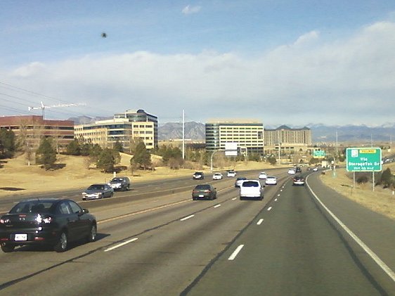 The Denver-Boulder Turnpike at Broomfield