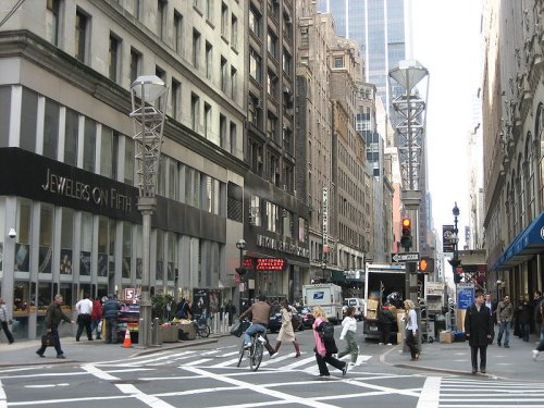 Diamond District at 5th Avenue and 47th Street, Midtown Manhattan