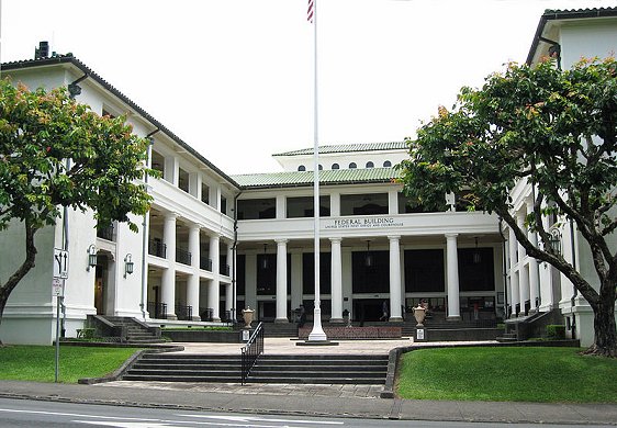 Federal Building, listed building on the National Register of Historic Places, in Hilo