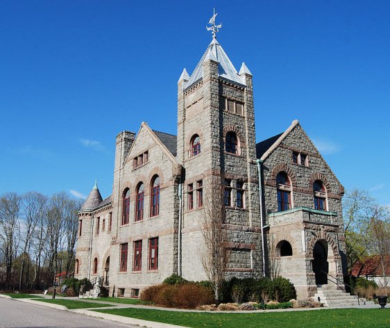 Former Washington County Courthouse in West Kingstown village, South Kingstown, Rhode Island